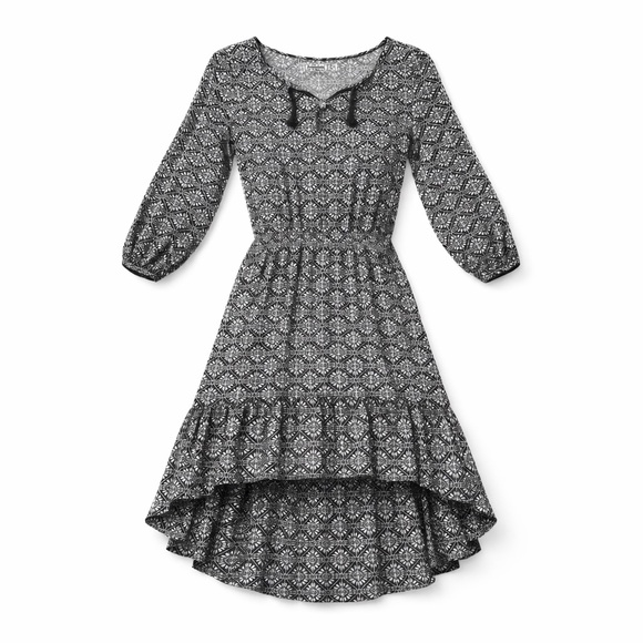 abercrombie kids Other - Abercrombie Kids Black and White Patterned Dress